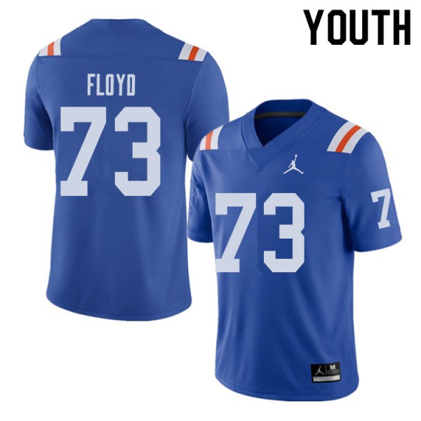 Jordan Brand Youth #73 Sharrif Floyd Florida Gators Throwback Alternate College Football Jersey